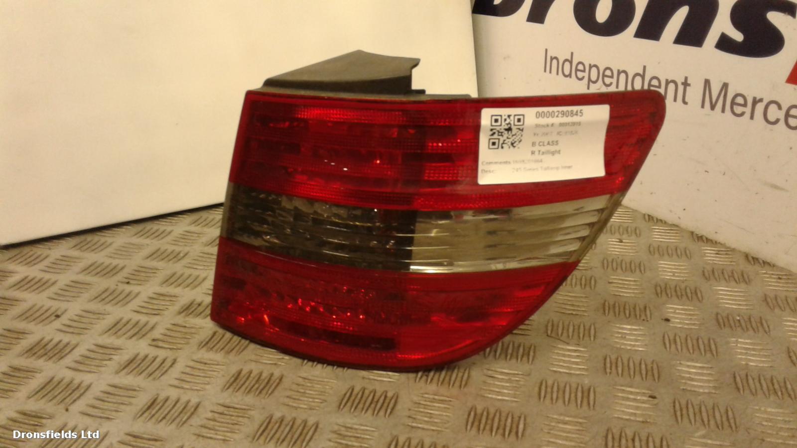 View Auto part R Taillight Mercedes B Class 2007
