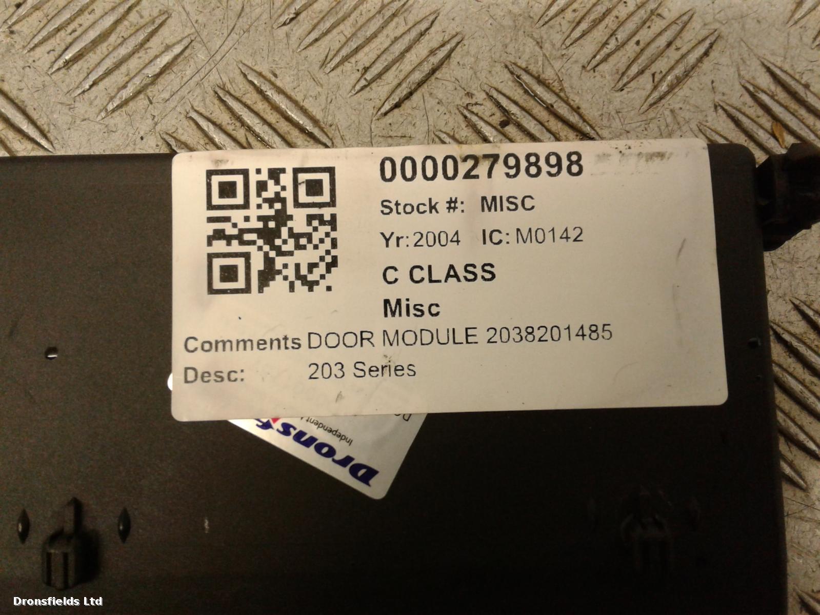 View Auto part Misc Mercedes C Class 2004