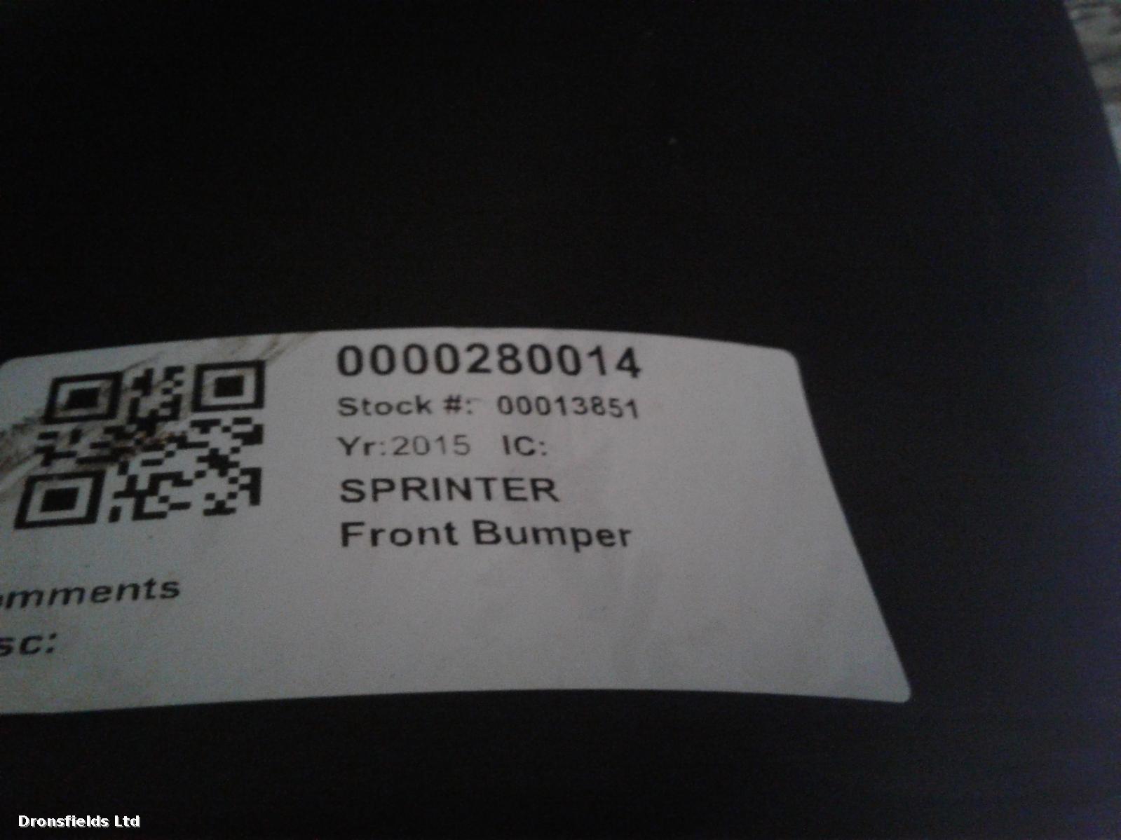 View Auto part Front Bumper Mercedes Sprinter 2015