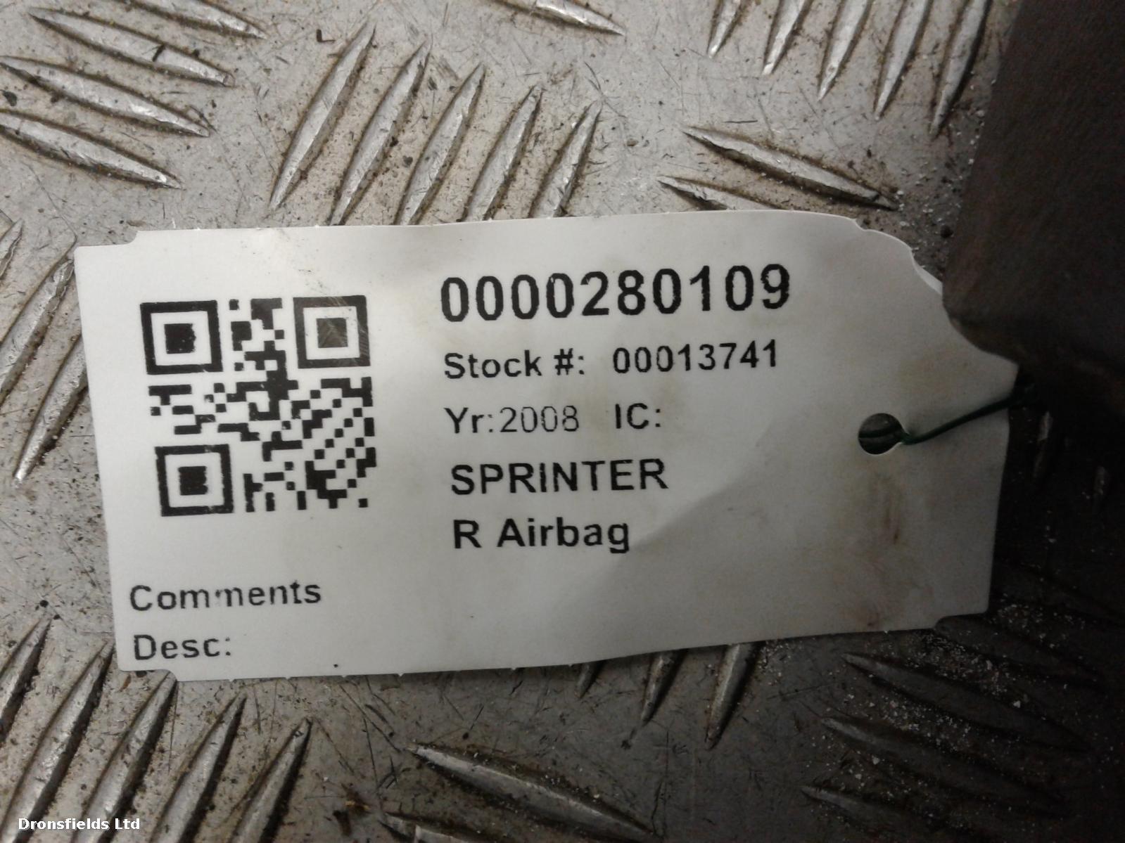 View Auto part R Air Bag Mercedes Sprinter 2008