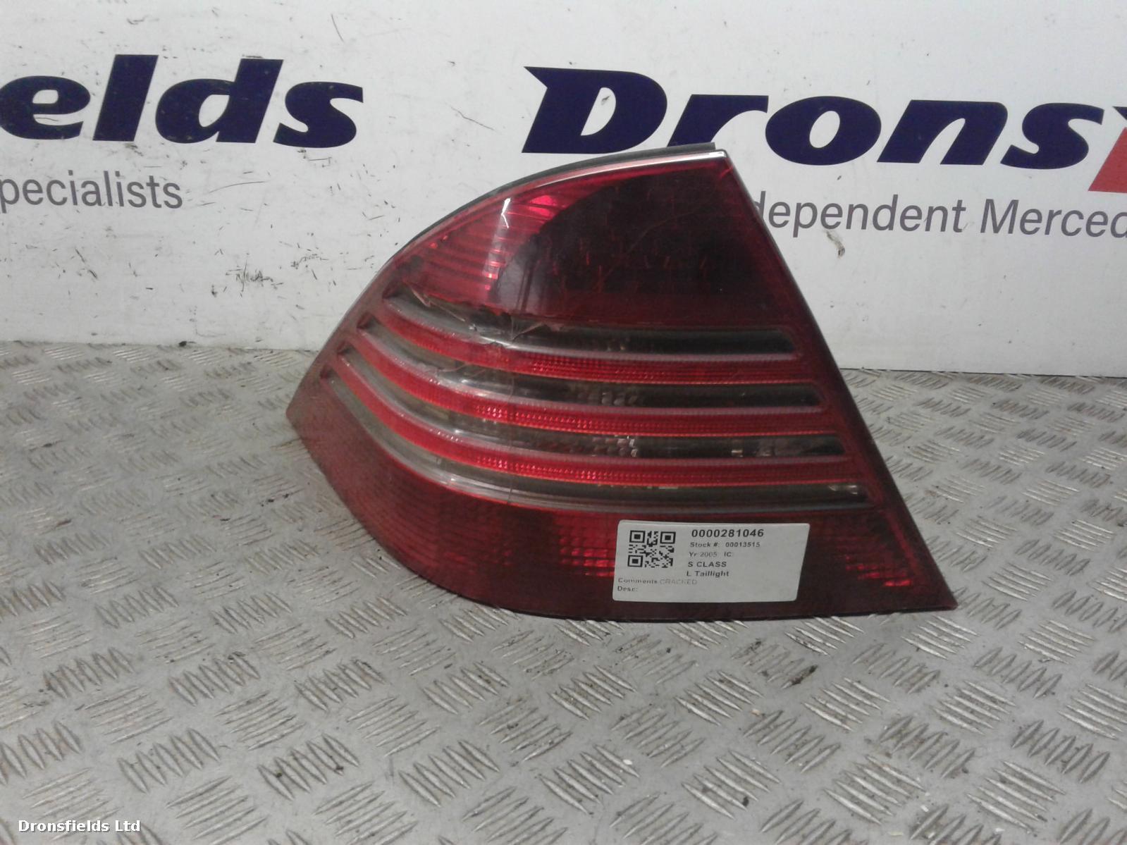 View Auto part L Taillight Mercedes S Class 2005