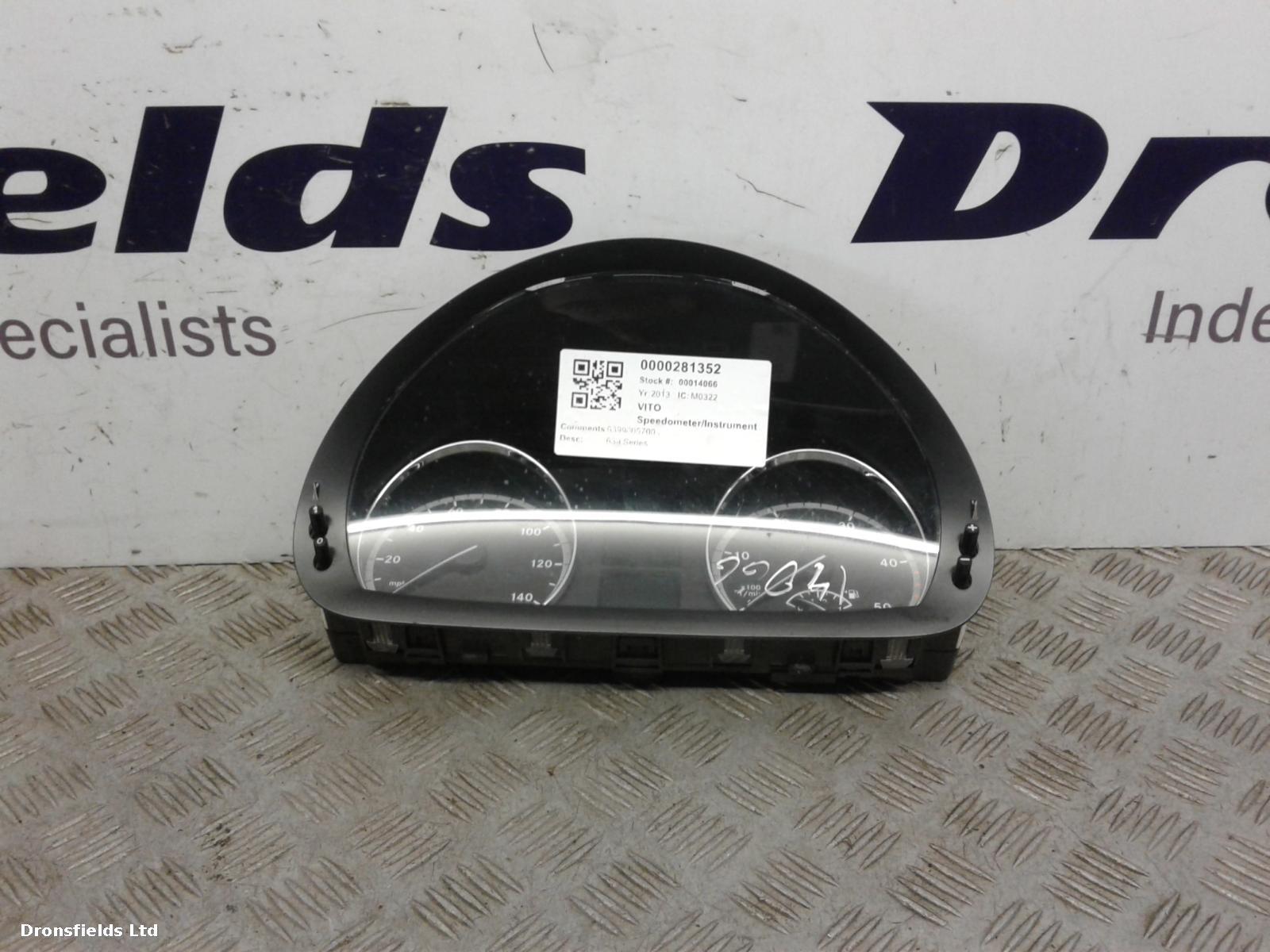 View Auto part Speedometer Mercedes Vito 2013