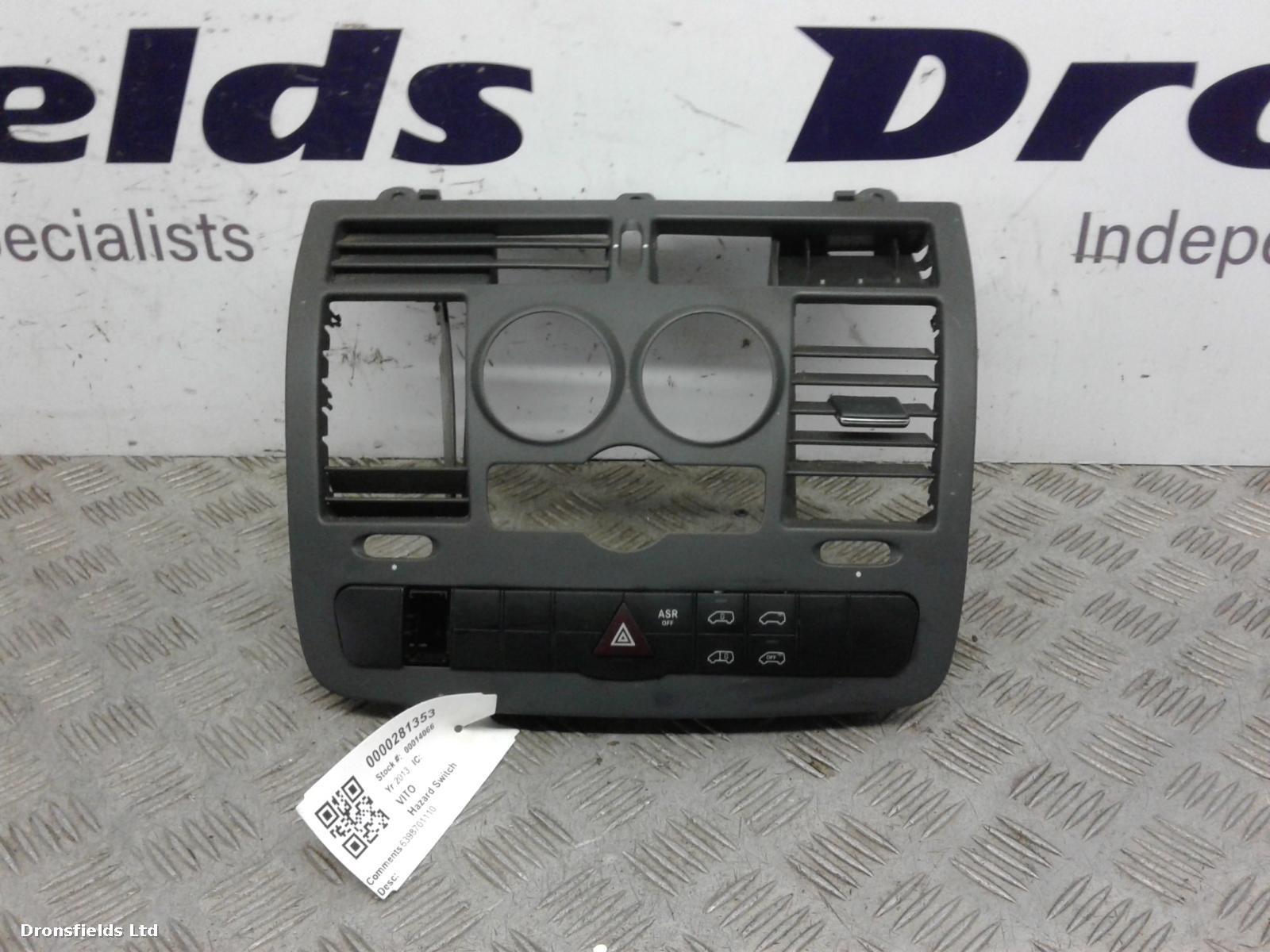 View Auto part Hazard Switch Mercedes Vito 2013