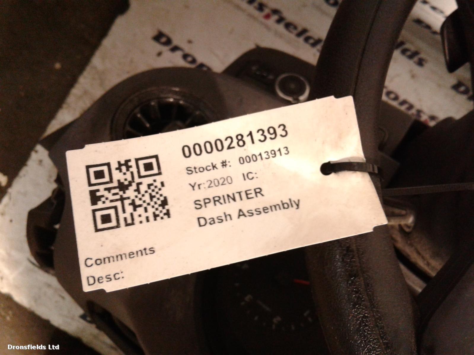 View Auto part Dash Assembly Mercedes Sprinter 2020