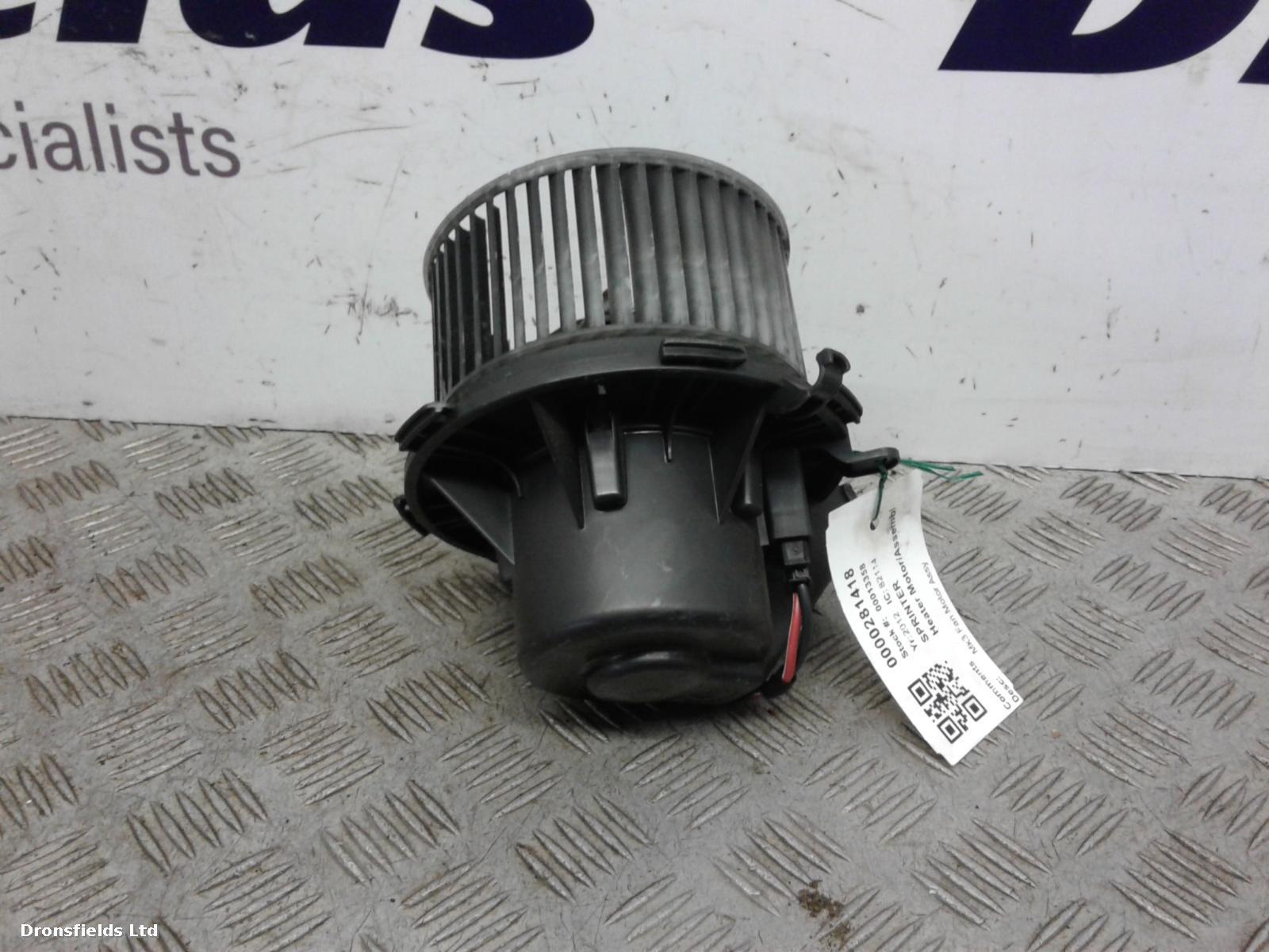 View Auto part Heater Motor/Assembly Mercedes Sprinter 2012