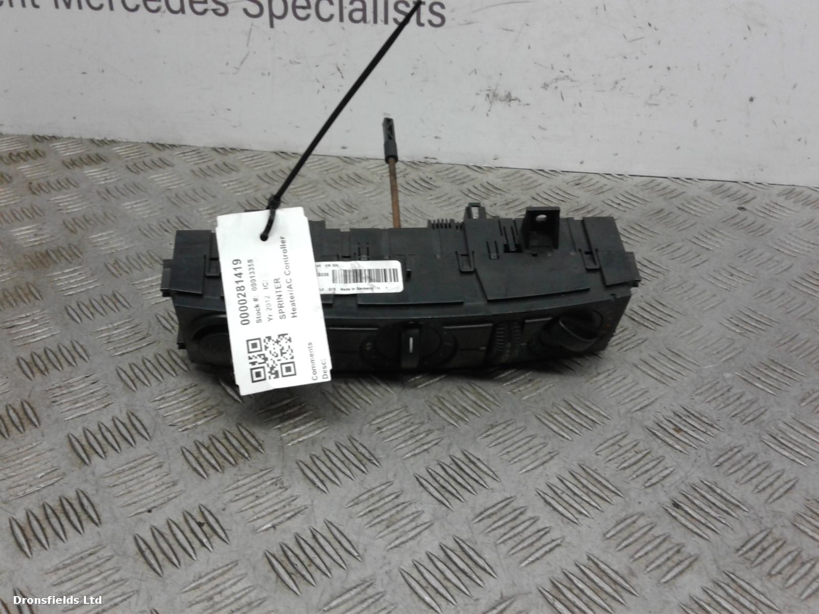 View Auto part Heater/AC Controller Mercedes Sprinter 2012