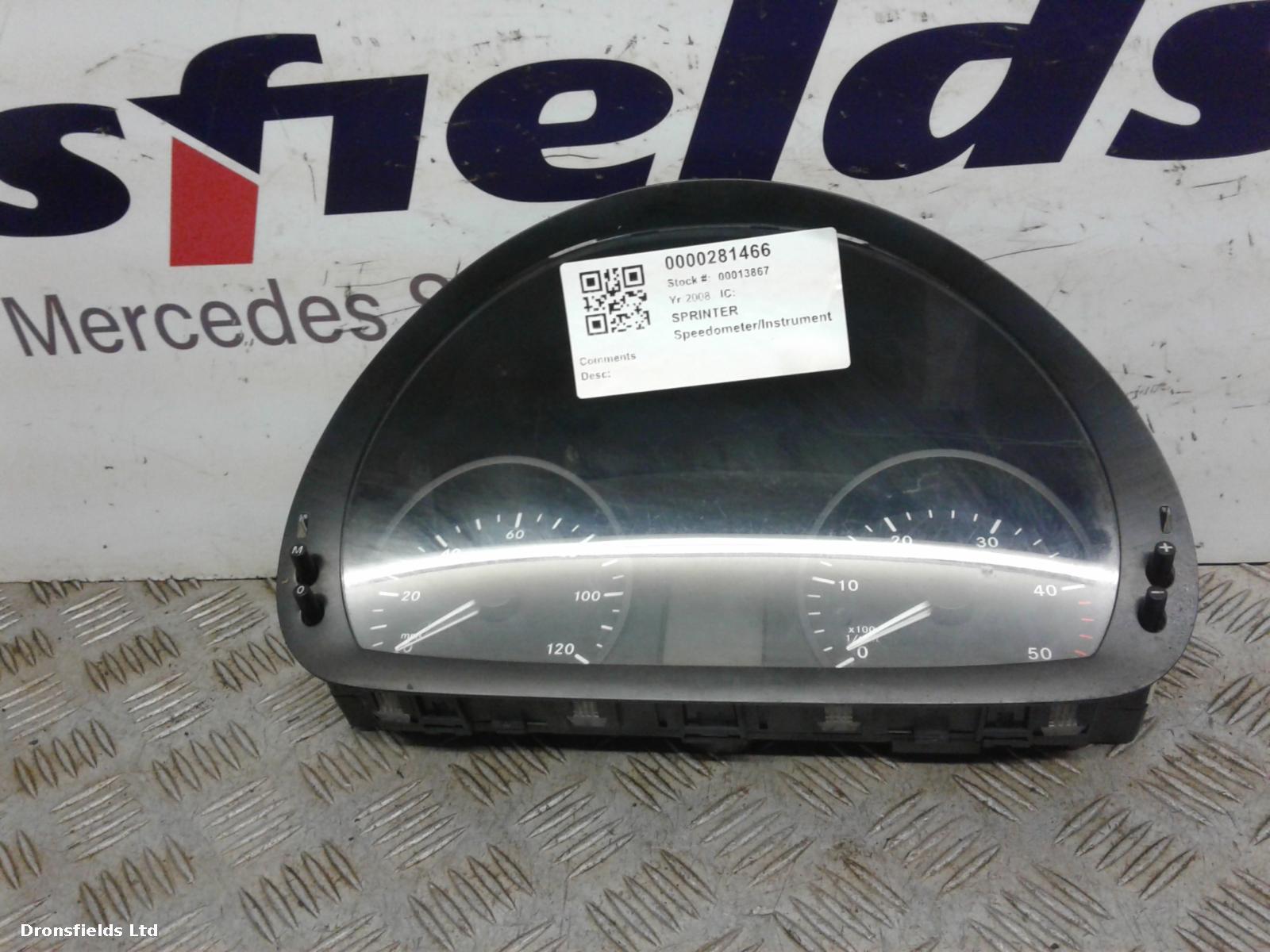 View Auto part Speedometer Mercedes Sprinter 2008