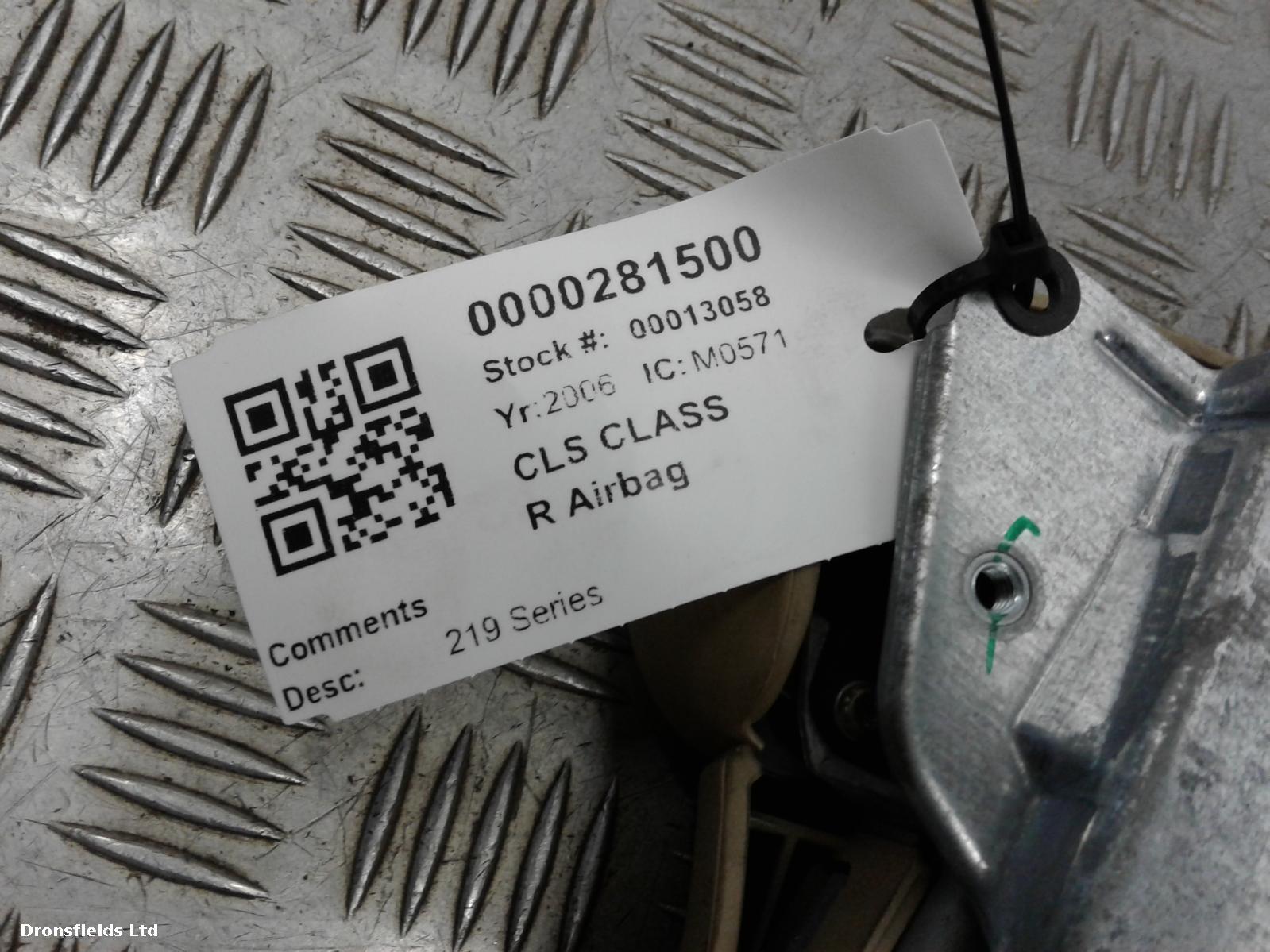 View Auto part R Air Bag Mercedes Cls Class 2006