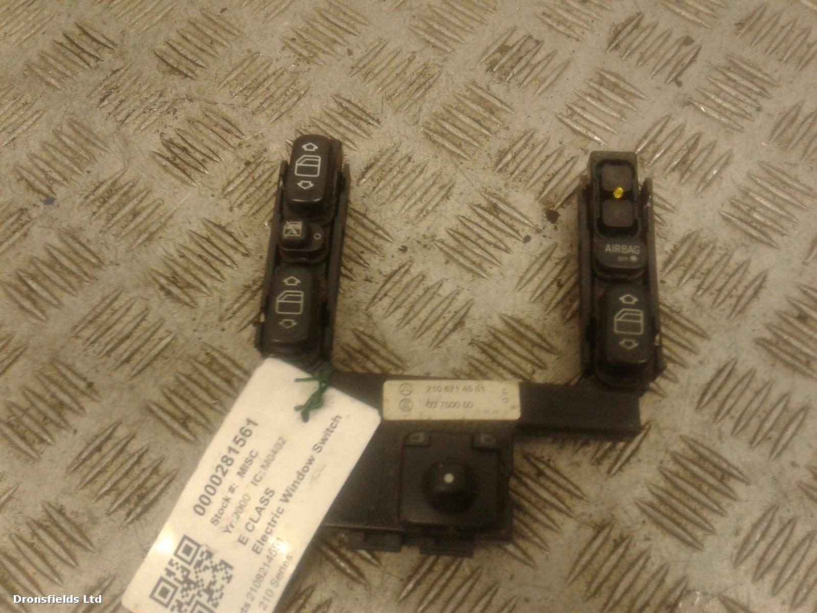 View Auto part Elect. Window Switch Mercedes E Class 2000