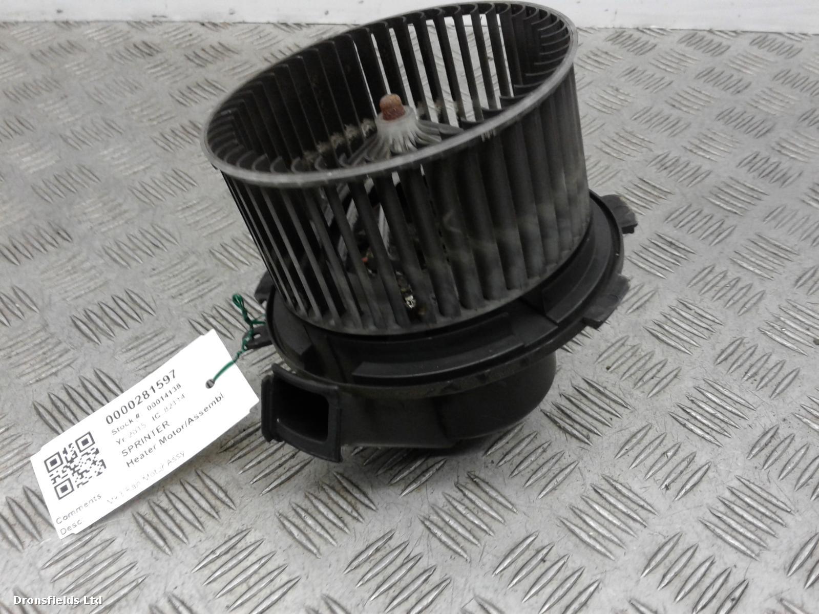 View Auto part Heater Motor/Assembly Mercedes Sprinter 2015