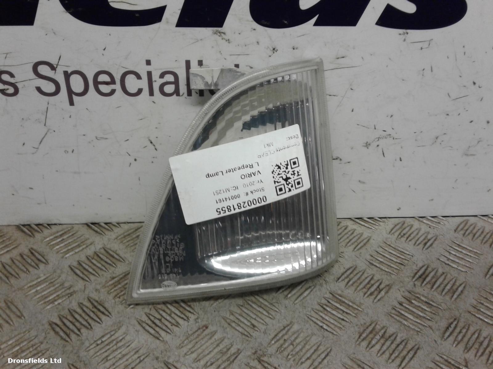 View Auto part L Repeater Lamp Mercedes Vario 2010