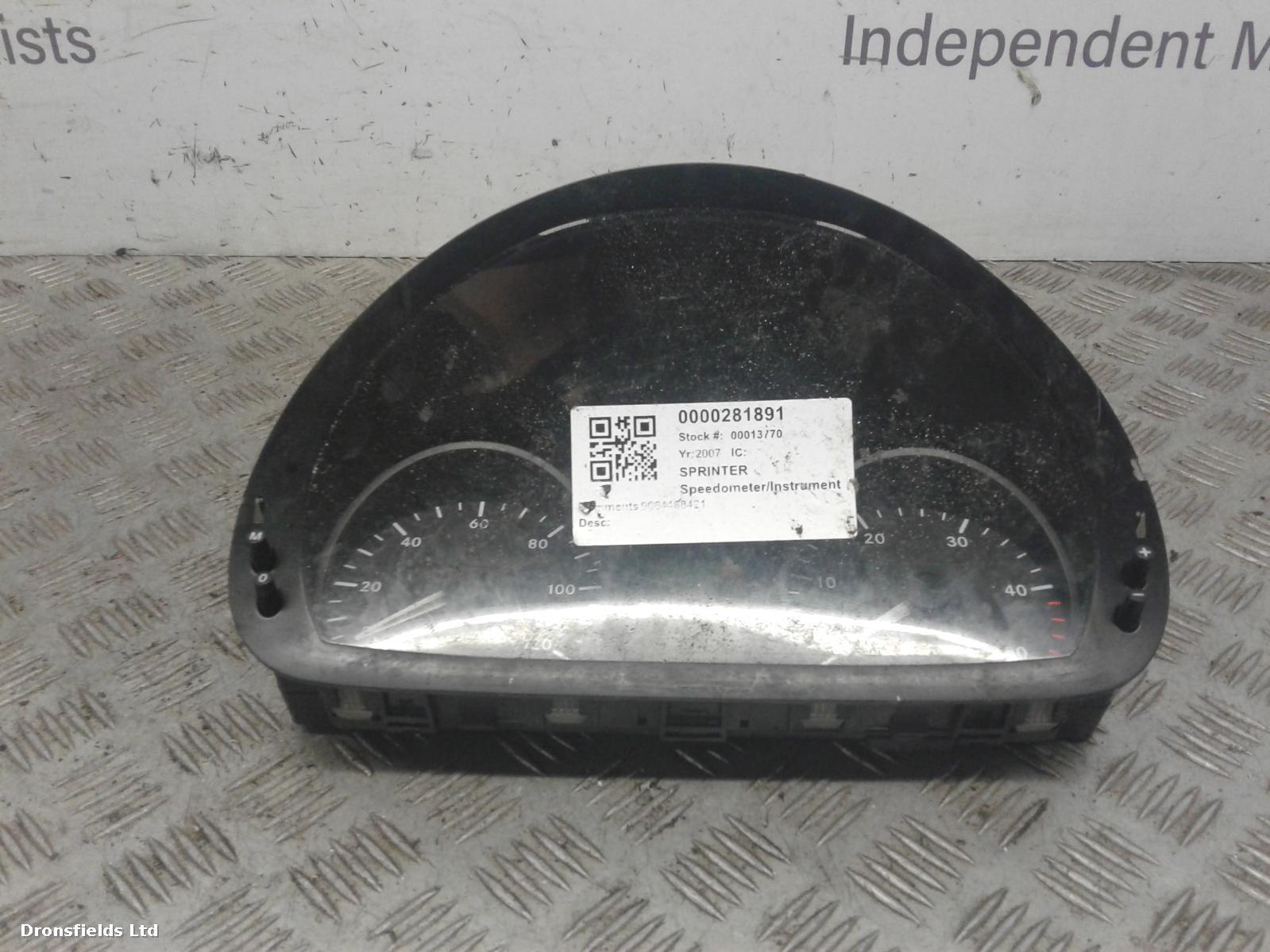 View Auto part Speedometer Mercedes Sprinter 2007
