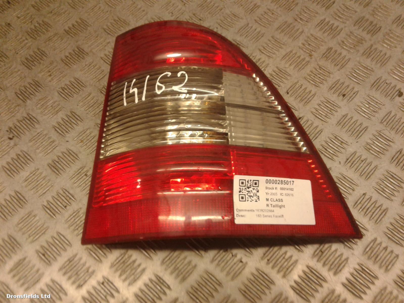 View Auto part R Taillight Mercedes M Class 2005