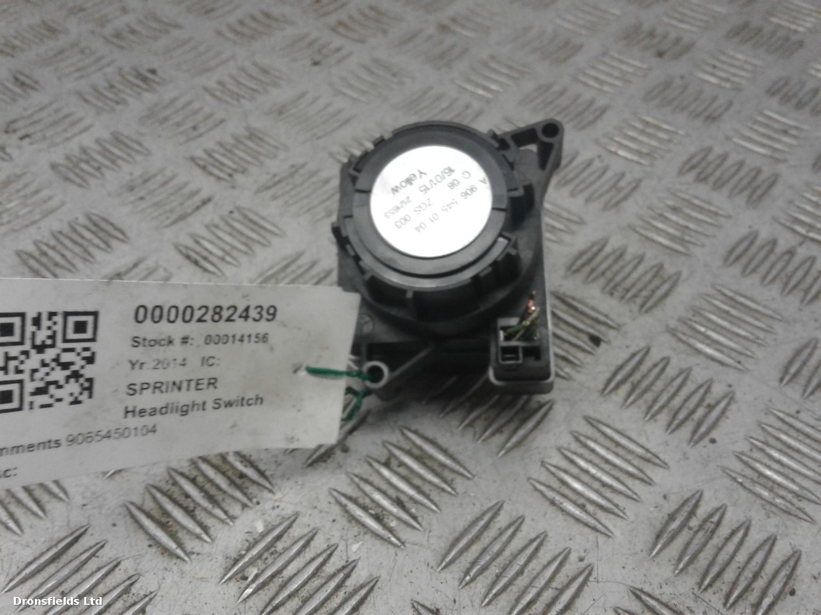 View Auto part Headlight Switch Mercedes Sprinter 2014