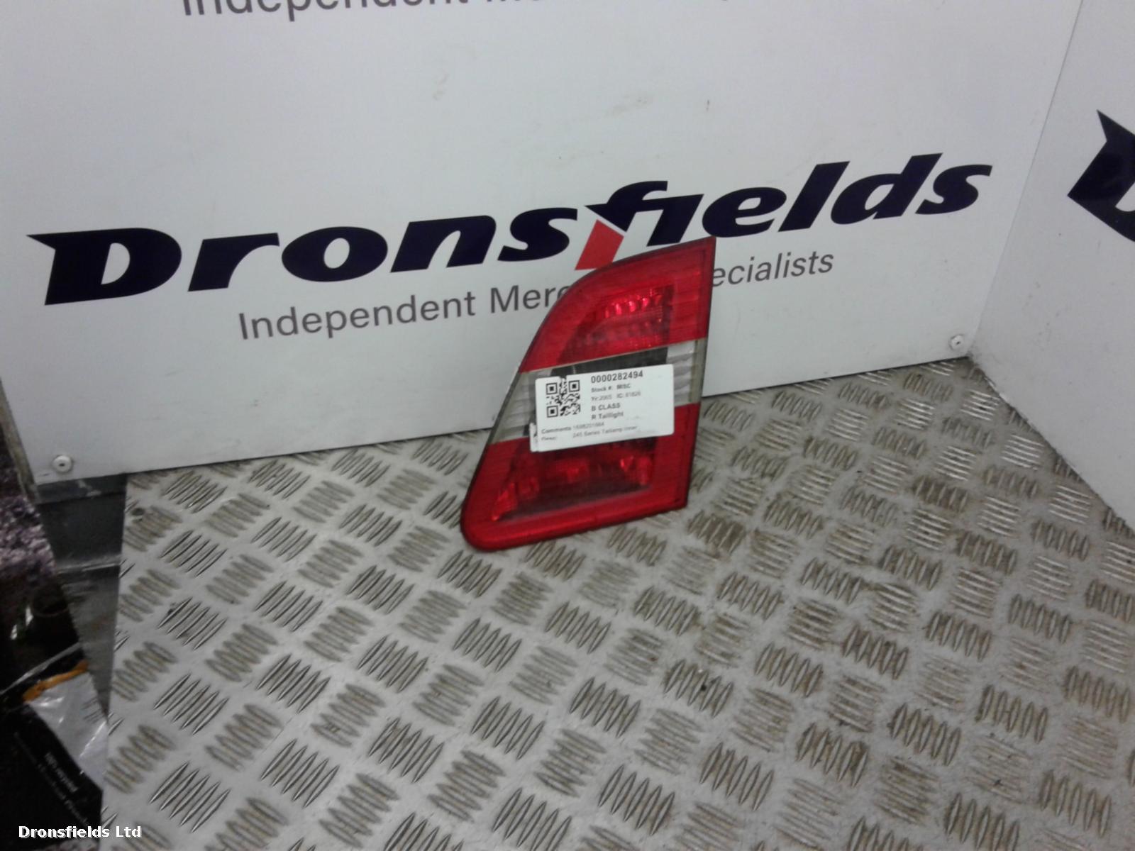 View Auto part R Taillight Mercedes B Class 2005