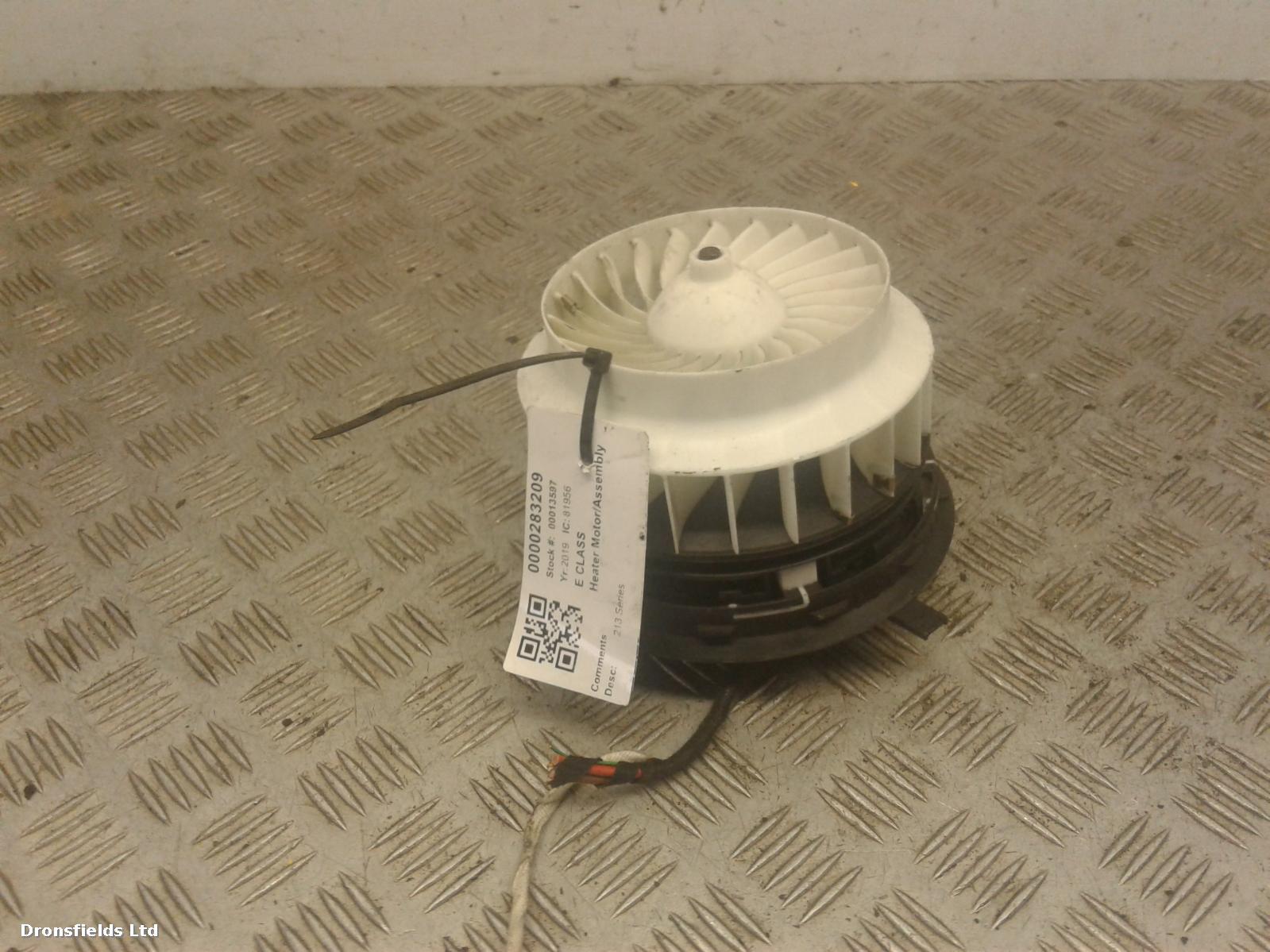 View Auto part Heater Motor/Assembly Mercedes E Class 2019