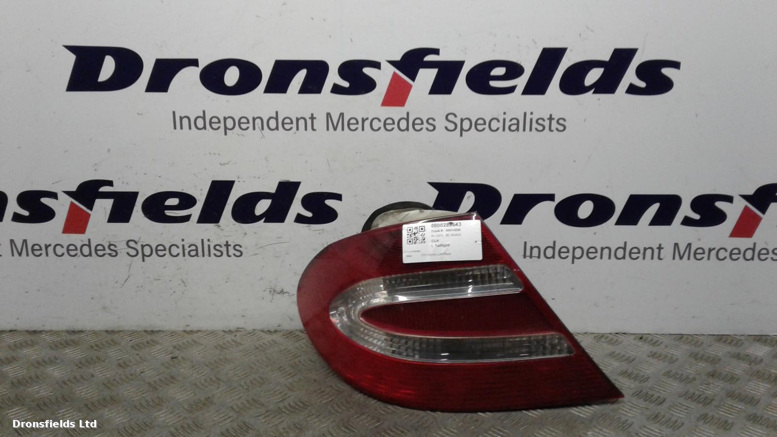 View Auto part L Taillight Mercedes Clk 2005