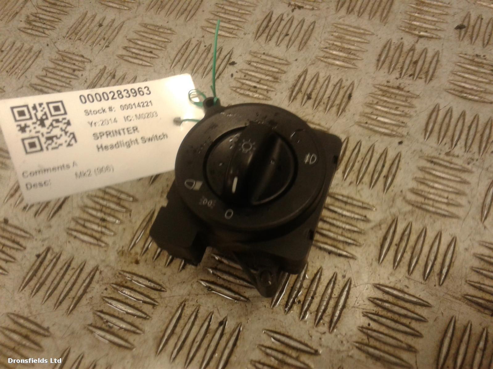 View Auto part Headlight Switch Mercedes Sprinter 2014