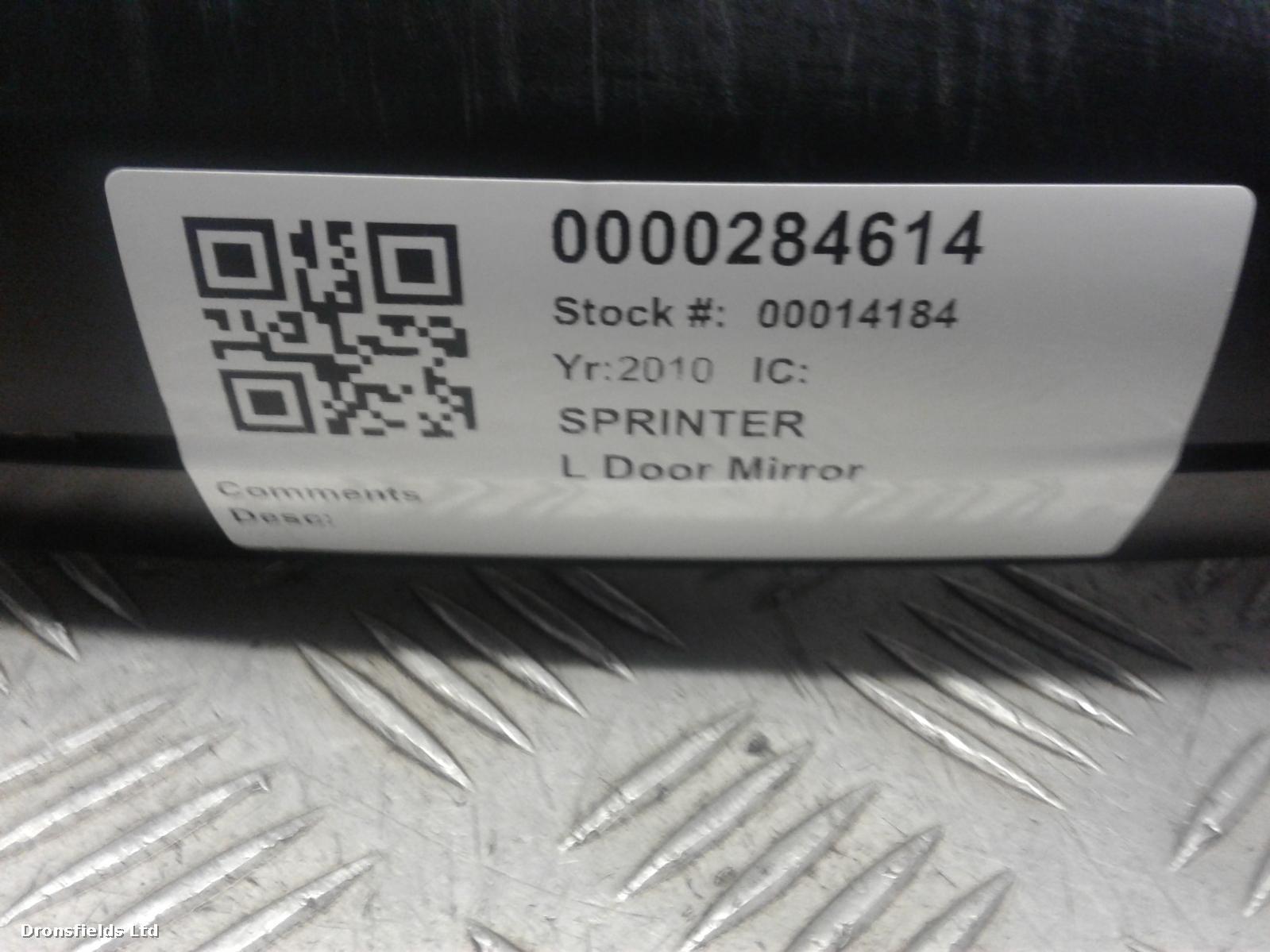 View Auto part L Door Mirror Mercedes Sprinter 2010