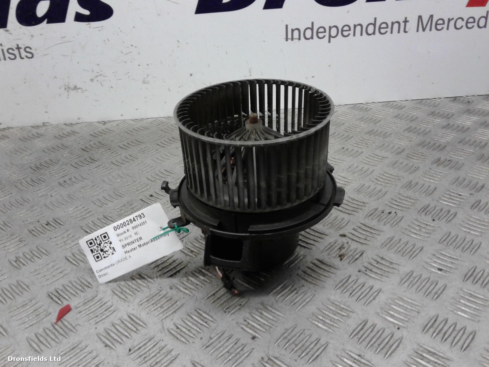 View Auto part Heater Motor/Assembly Mercedes Sprinter 2016