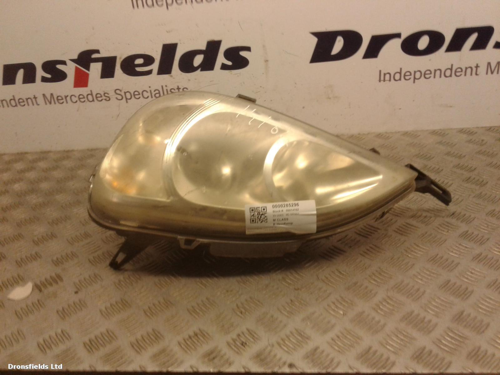 View Auto part R Headlamp Mercedes M Class 2005