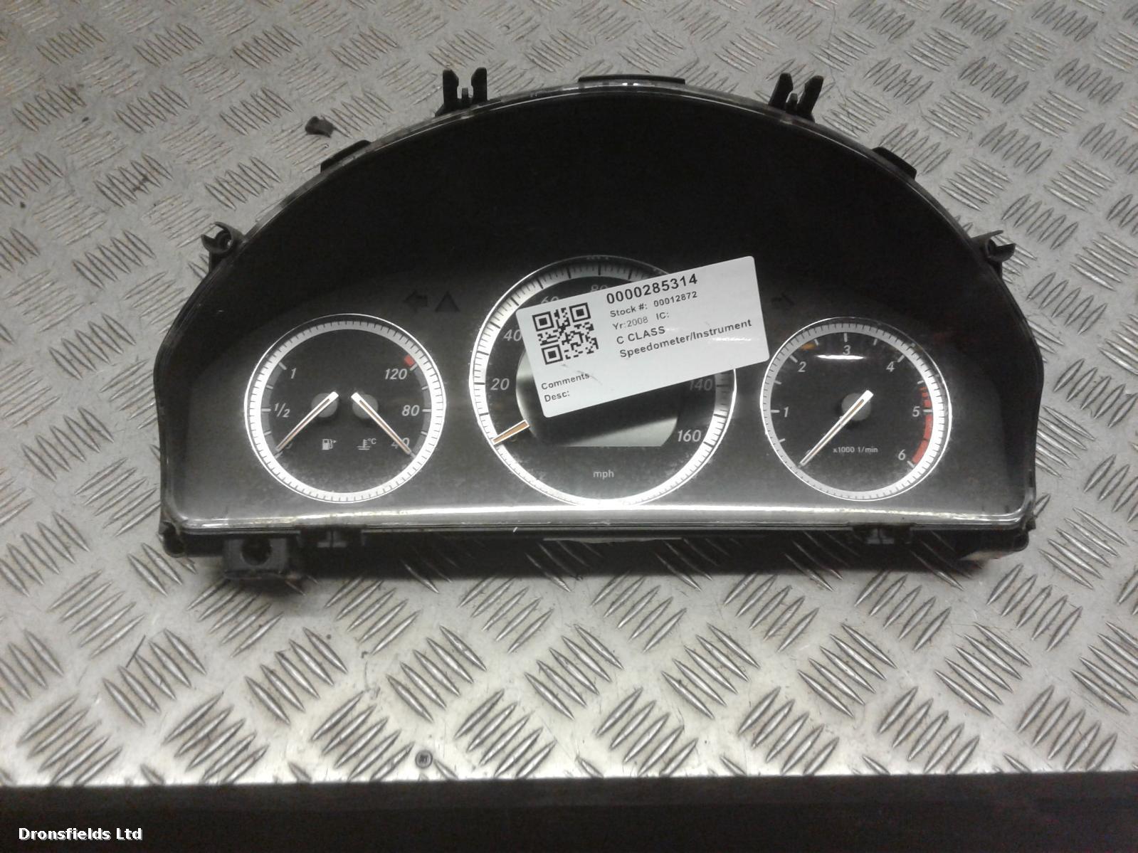 2008 Mercedes C Class Speedometer View Auto part Speedometer Mercedes C Class 2008