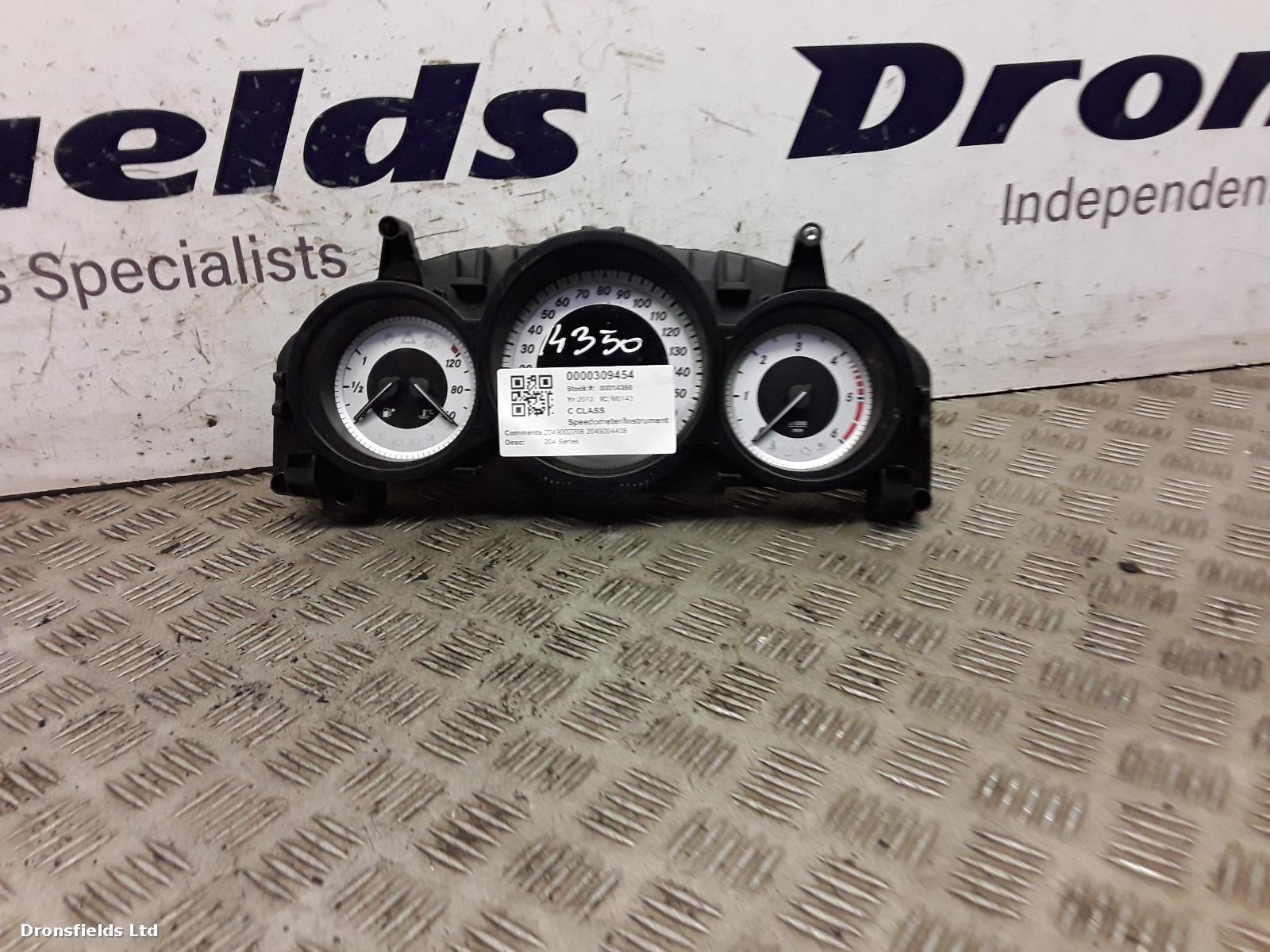 View Auto part Speedometer Mercedes C Class 2012