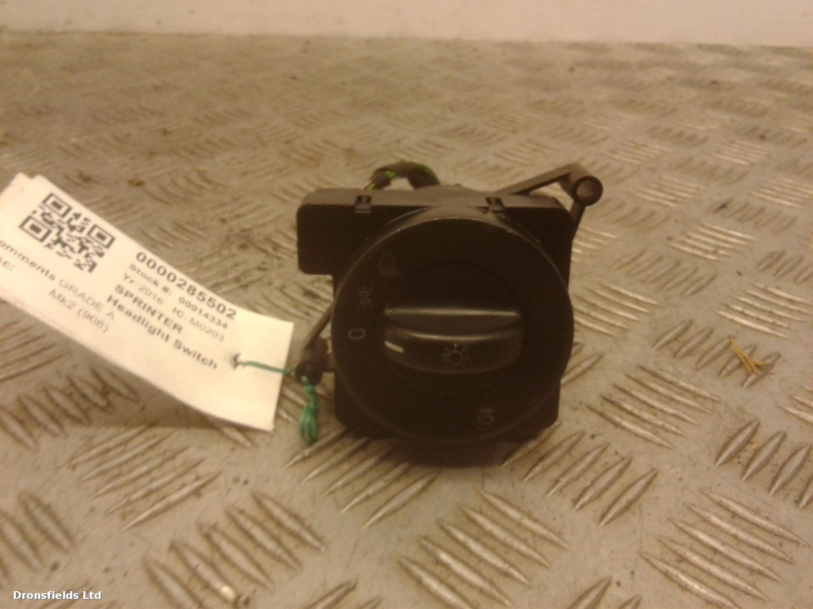 View Auto part Headlight Switch Mercedes Sprinter 2016