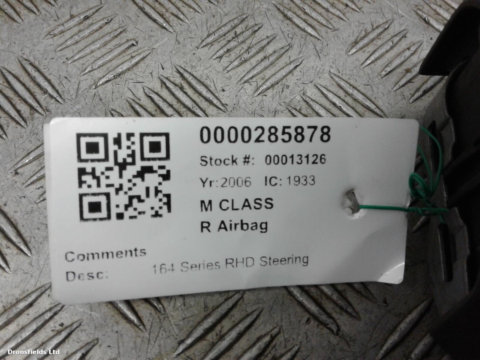 View Auto part R Air Bag Mercedes M Class 2006
