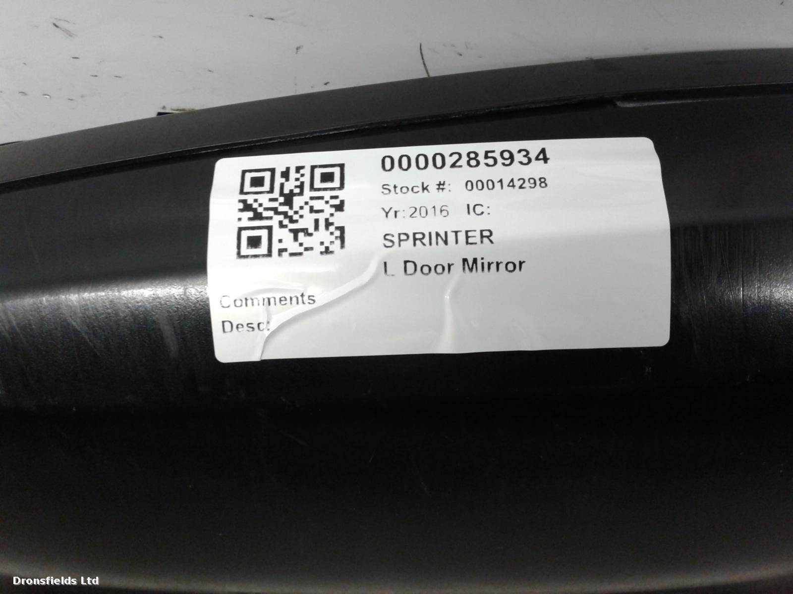 View Auto part L Door Mirror Mercedes Sprinter 2016