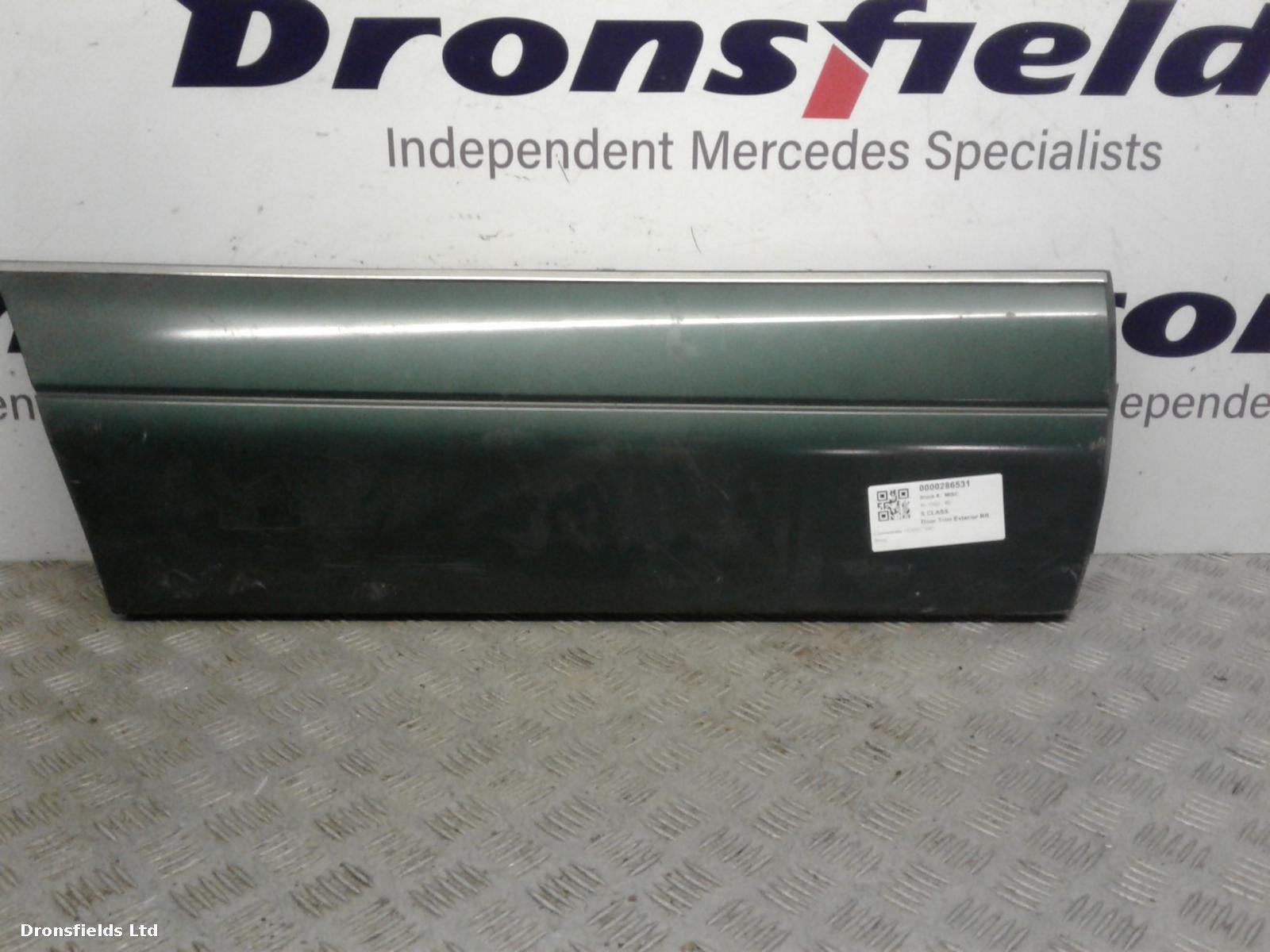 View Auto part Door Trim Exterior RR Mercedes S Class 1992