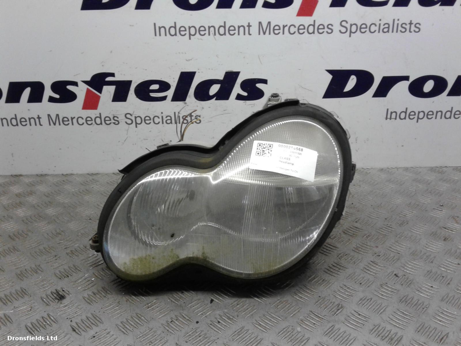 View Auto part L Headlamp Mercedes C Class 2003