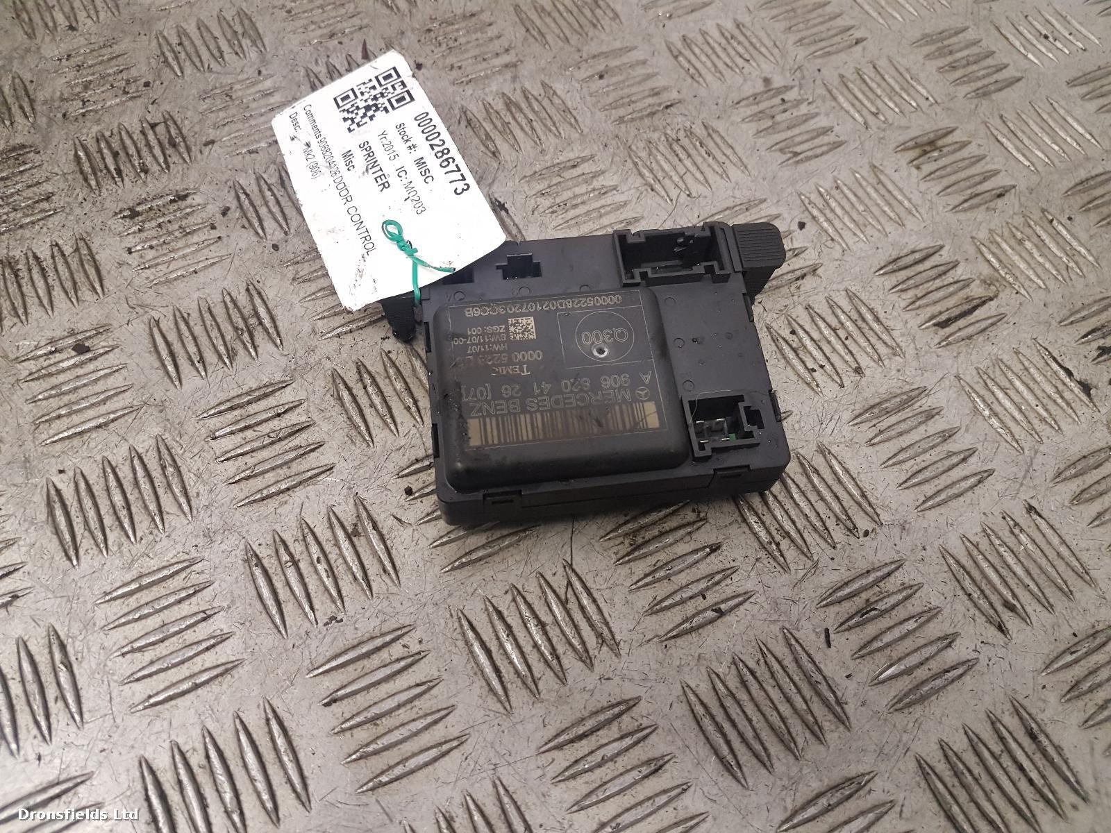 View Auto part Misc Mercedes Sprinter 2015