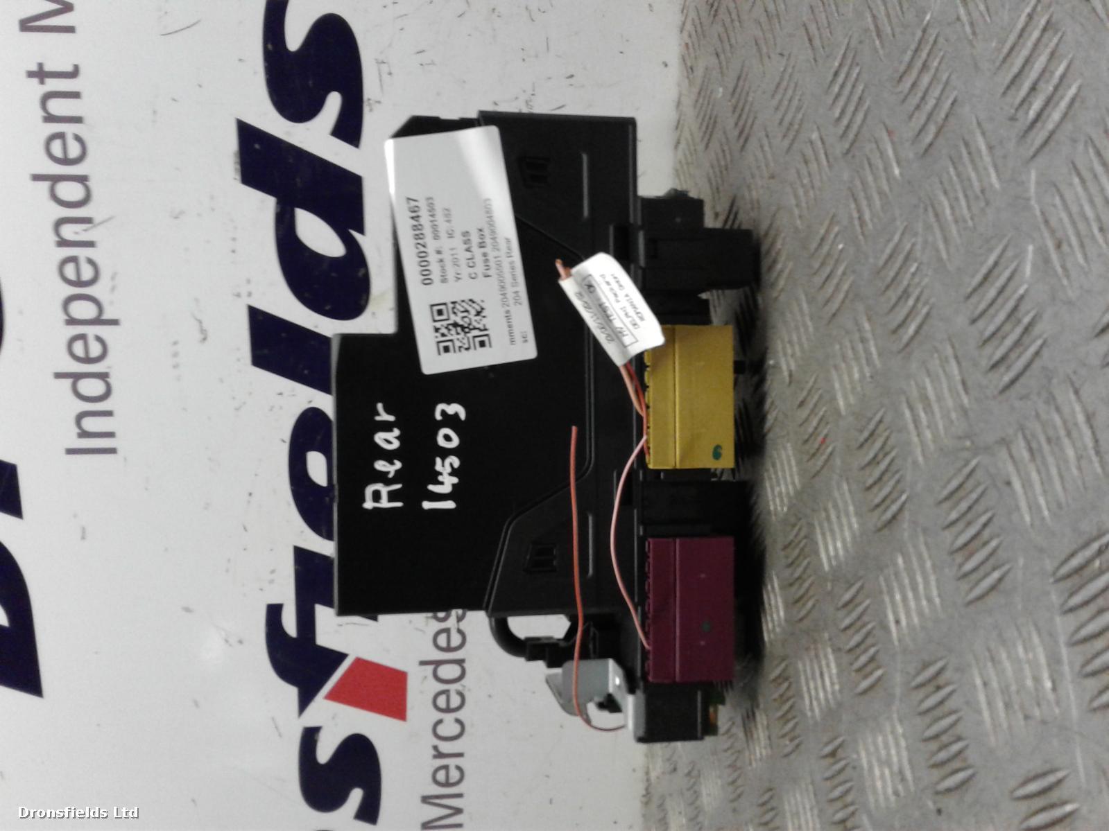 View Auto part Fuse Box Mercedes C Class 2011