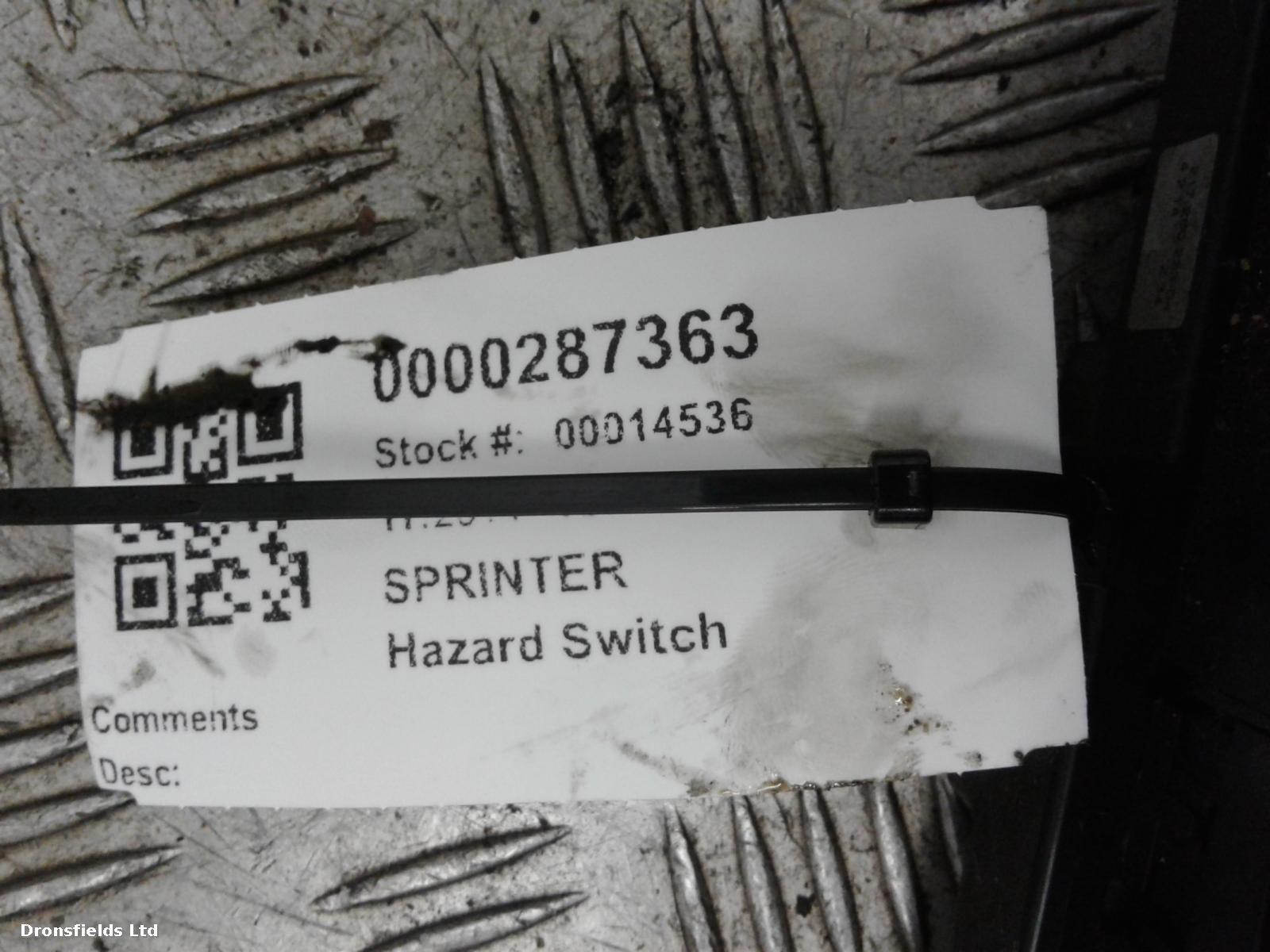 View Auto part Hazard Switch Mercedes Sprinter 2014