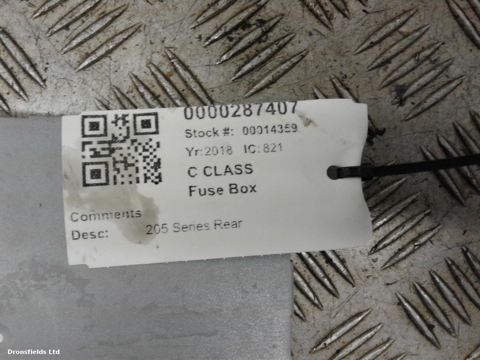 View Auto part Fuse Box Mercedes C Class 2018