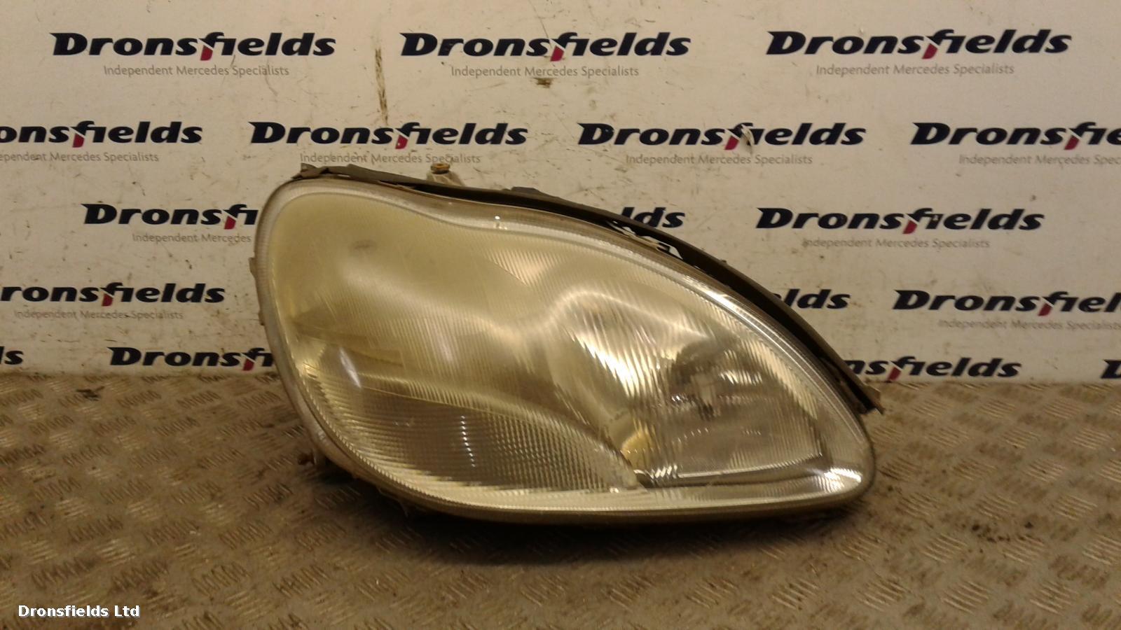View Auto part R Headlamp Mercedes S Class 2000
