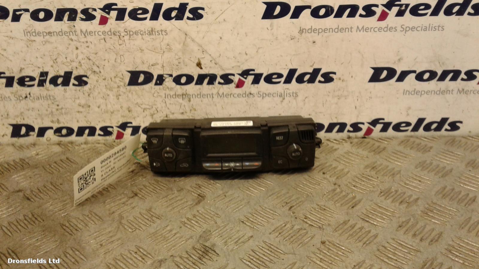 View Auto part Heater/AC Controller Mercedes S Class 2000
