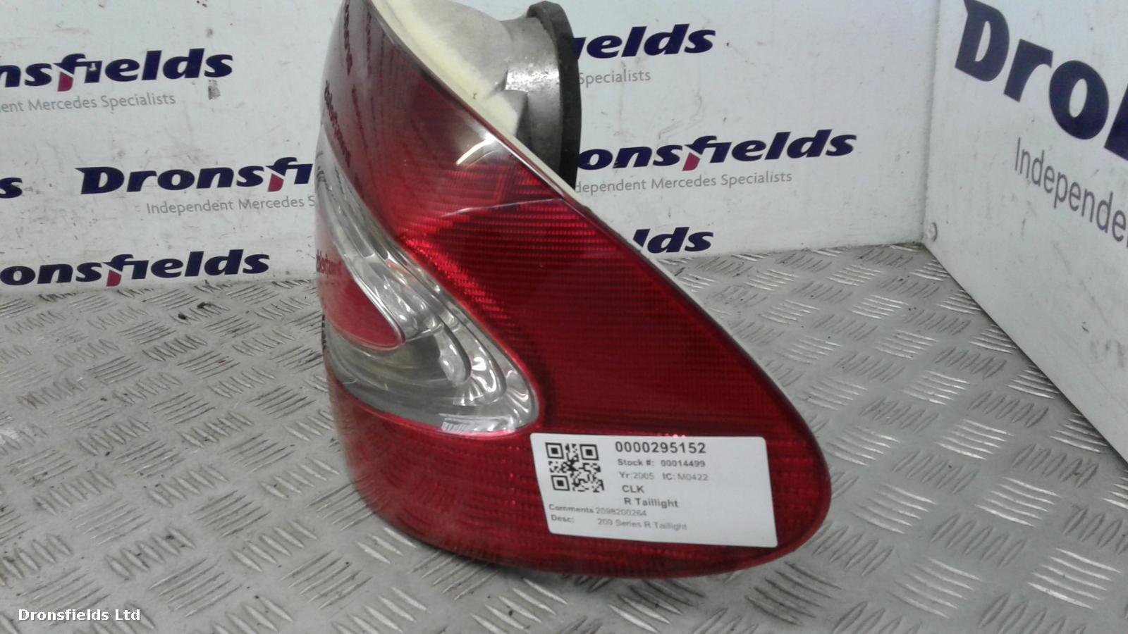View Auto part R Taillight Mercedes Clk 2005