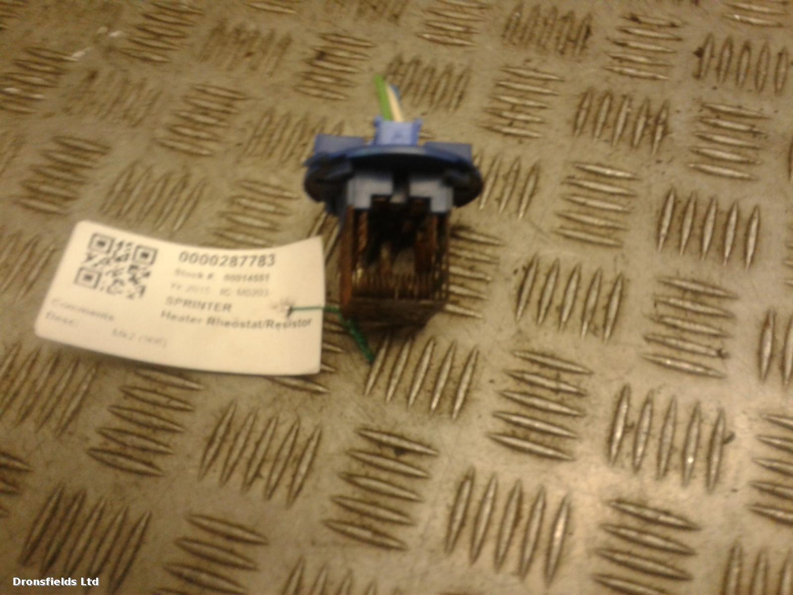 View Auto part Heater Rheostat Mercedes Sprinter 2015