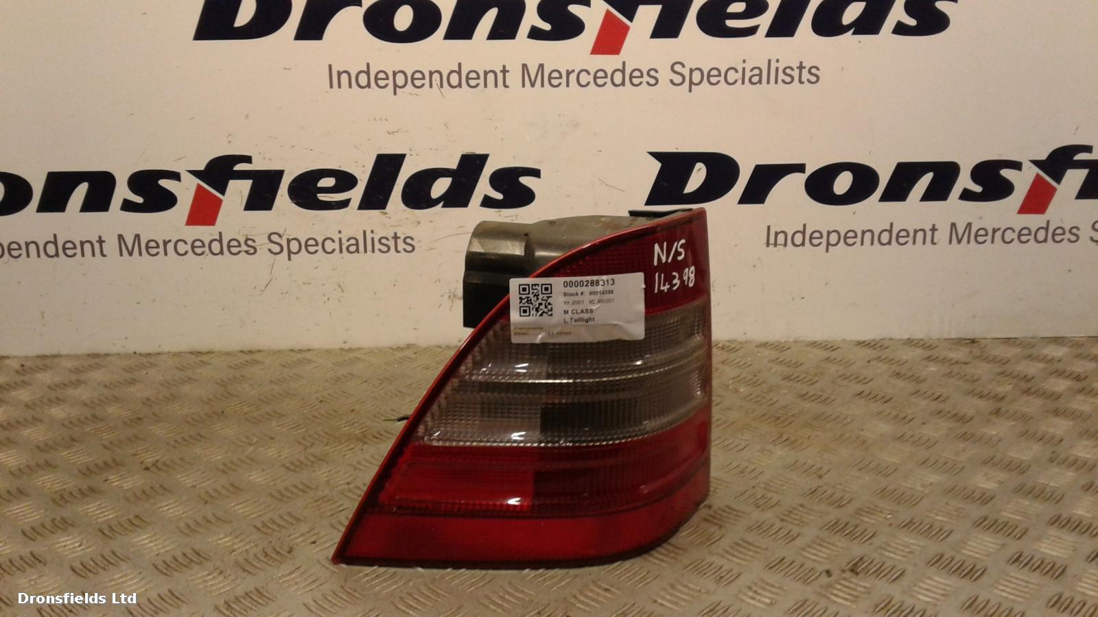 View Auto part L Taillight Mercedes M Class 2001