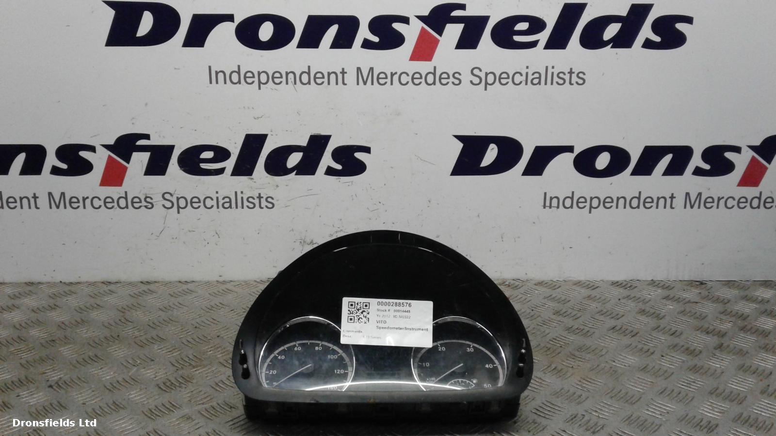 View Auto part Speedometer Mercedes Vito 2012