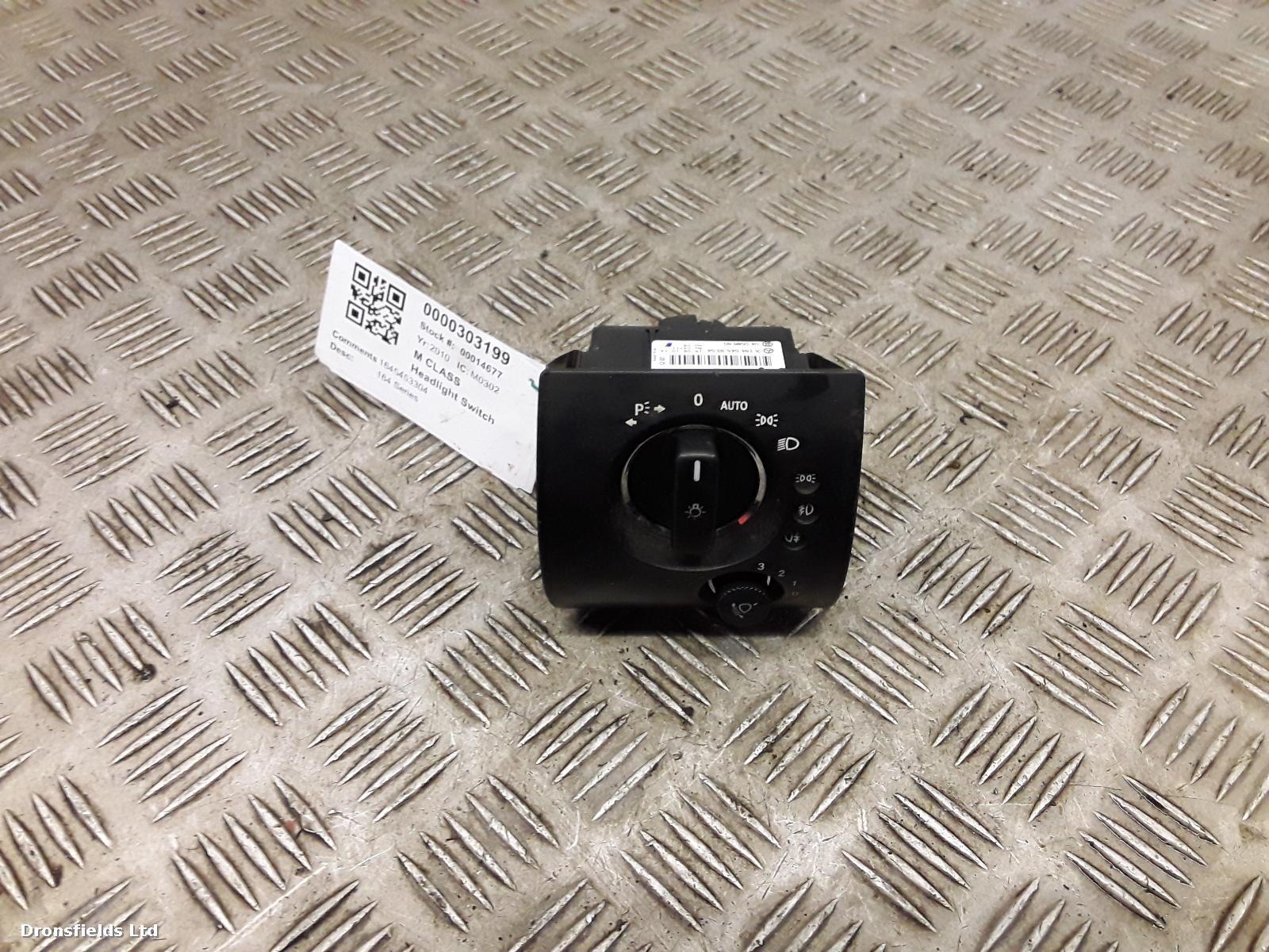 View Auto part Headlight Switch Mercedes M Class 2010