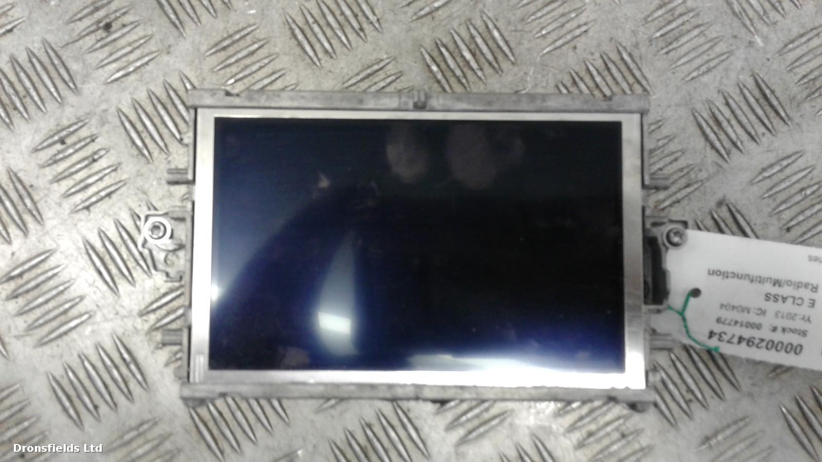 View Auto part Radio Display Mercedes E Class 2013