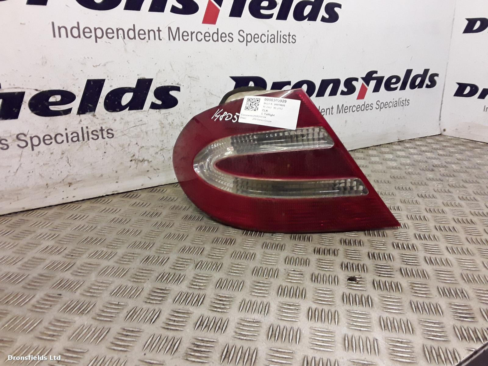 View Auto part L Taillight Mercedes Clk 2003