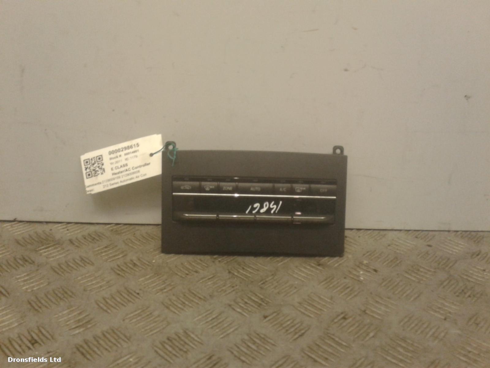 View Auto part Heater/AC Controller Mercedes E Class 2011