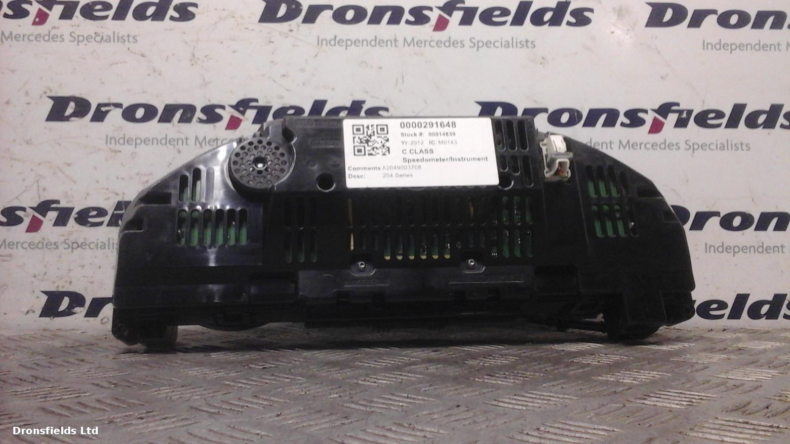 View Auto part Speedometer Mercedes C Class 2012