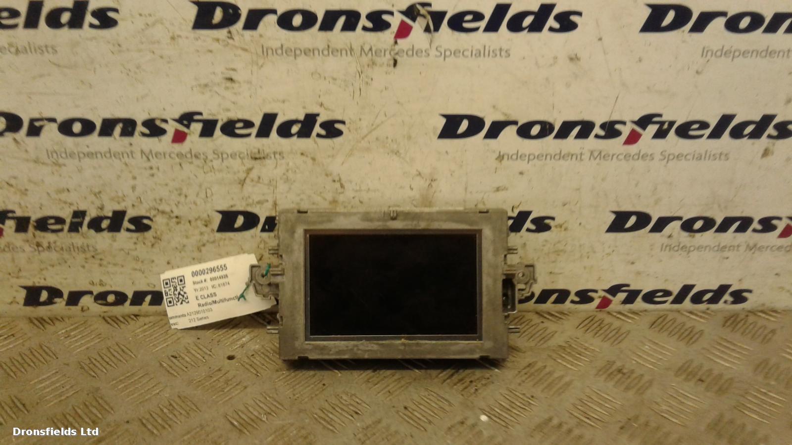View Auto part Radio Display Mercedes E Class 2013