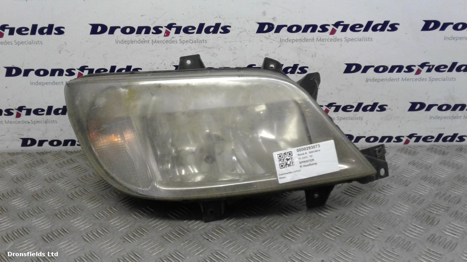 View Auto part R Headlamp Mercedes Sprinter 2003