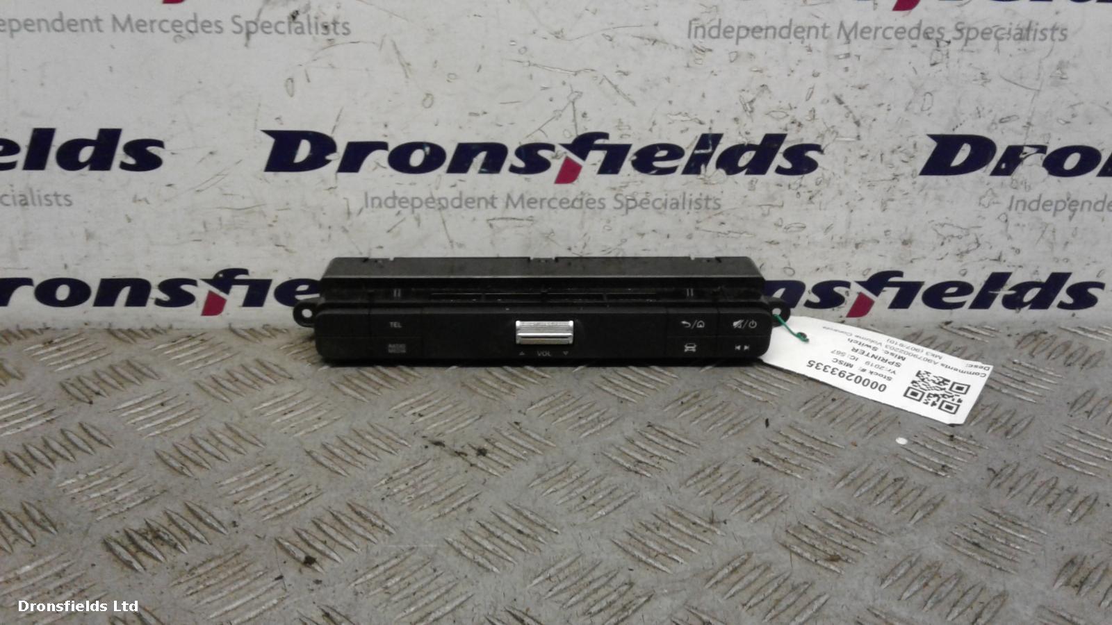 View Auto part Misc Switch Mercedes Sprinter 2019